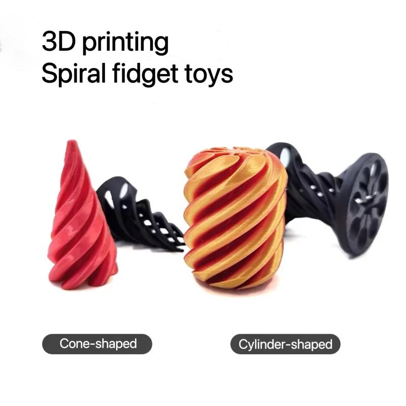 3D Printing Spiral Fidget Toys