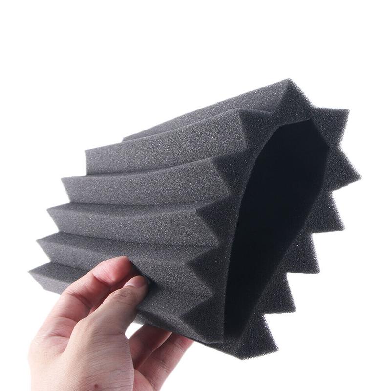 12Pack Acoustic Panels 1 X 12 X 12 Inches - Acoustic Foam - High Density- Soundproof Studio Wedges - Charcoal