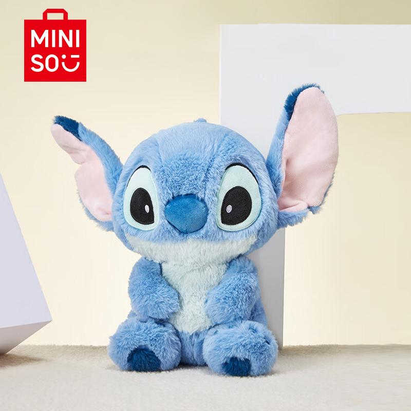 Disney Series Stitch Doll Basic Type 100% Authentic Medium Sitting Figure Stitch Pooh Plush Doll Doll Ornament Cute Gifts