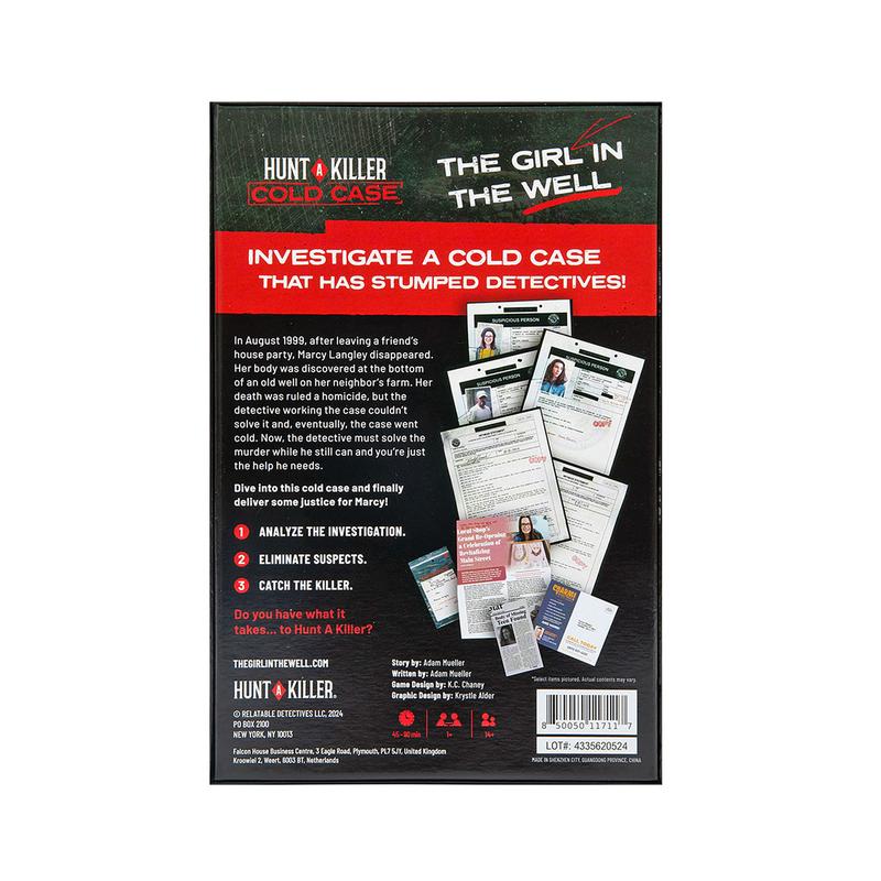 Hunt A Killer: Cold Case - The Girl in the Well Murder Mystery Game For Adults