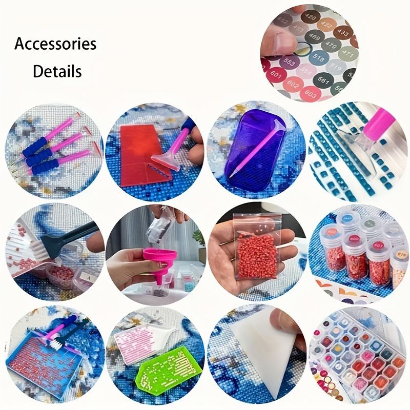 Diamond Painting Storage Kit Multi-Purpose Organizer for Jewelry, Beads, Rings, and Glitter Rhinestones Ideal Accessory for Diamond Art Projects.