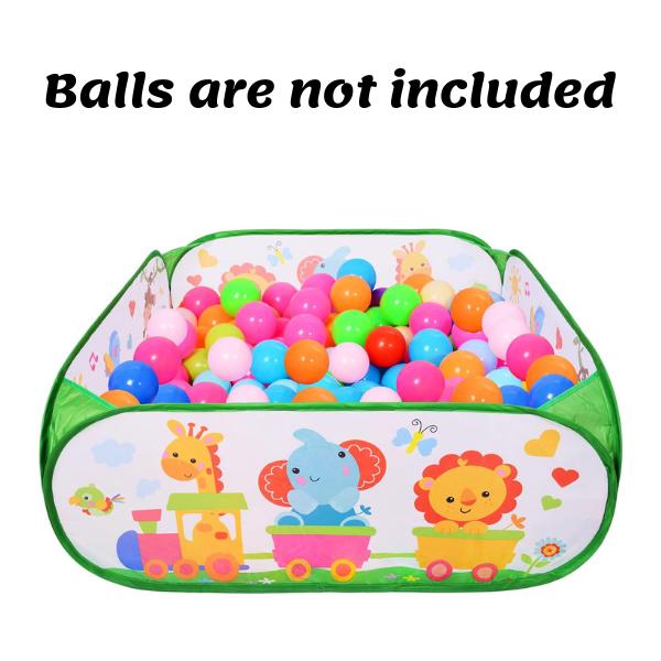 Toddler Ball Pit, Large Pop Up Animal Ball Pits, Play Tent for Babies Toddlers Boy Girls 1, 2, 3 Years Old for balls are not included