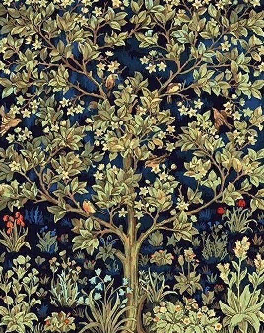 Crafts by Numbers Tree of Life - William Morris Paint by Numbers Kit for Home Decor