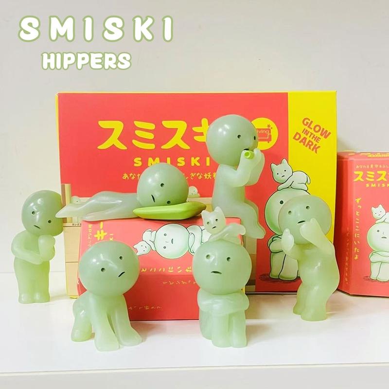 New Smiski Hippers Sonny Angel Hippers Toilet Bath Living Party Series Decorative Mini Figure Blind Box