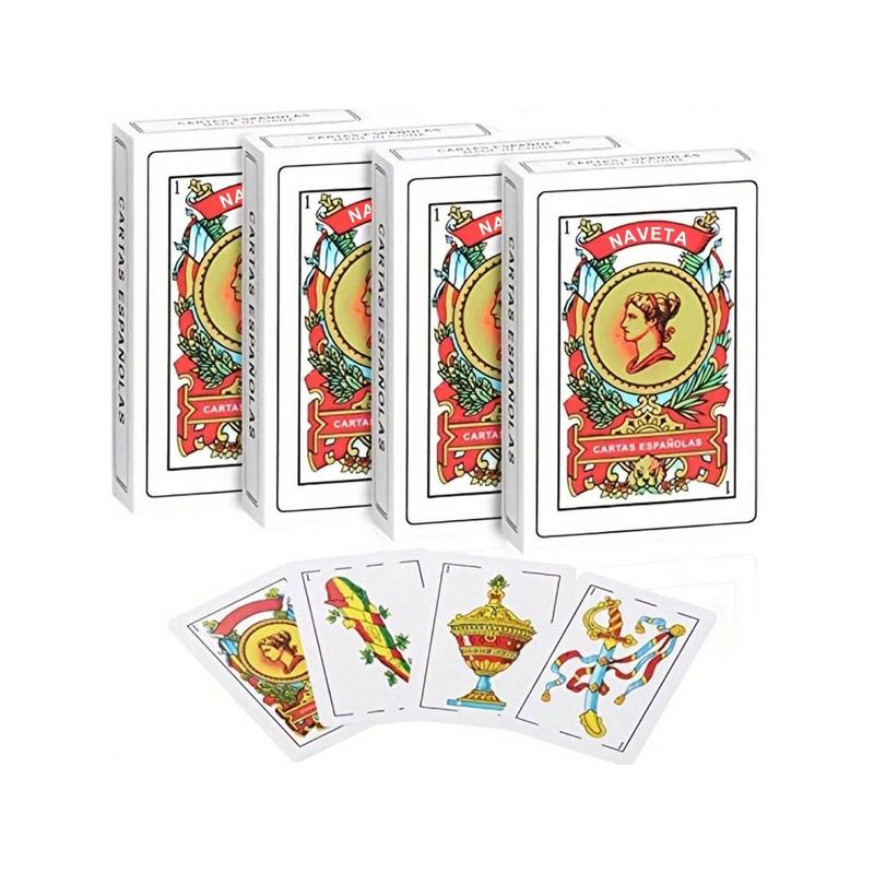 1 Deck of Authentic Spanish Naipes Playing Cards - Perfect for Mexican Card Games & Poker! Hot-Sealed Pack, Suitable for Card Game, Board Game, Tabletop Game and As Gift for Party,Board Games,Playing Cards