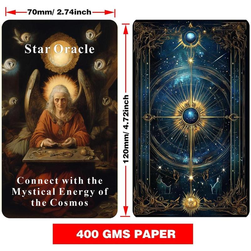 Bowen Angels Ancestors Oracle Cards Deck, Spiritual Guidance Oracle Cards for Beginners, Wisdom from Angels and Ancestors, Oracle Deck for Inner Growth and Cosmic Connection