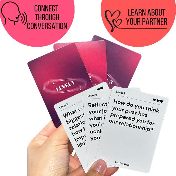 Thoughtful Card Game for Couples – 100 Questions & Prompts for Fun & Engaging Couples' Game for Deep Conversations and Bonding fun couple game fun party drinking card