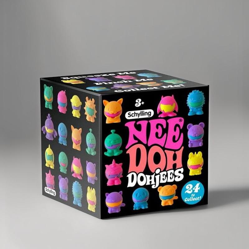 GrandeNero Squeezy, Stretchy-Dohjees Pop -Swap Teenie Nee Doh on The Inside (One Per Order)-Blind Box - Classic & Novelty Toy