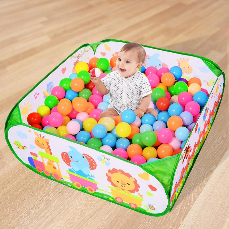 Toddler Ball Pit, Large Pop Up Animal Ball Pits, Play Tent for Babies Toddlers Boy Girls 1, 2, 3 Years Old for balls are not included