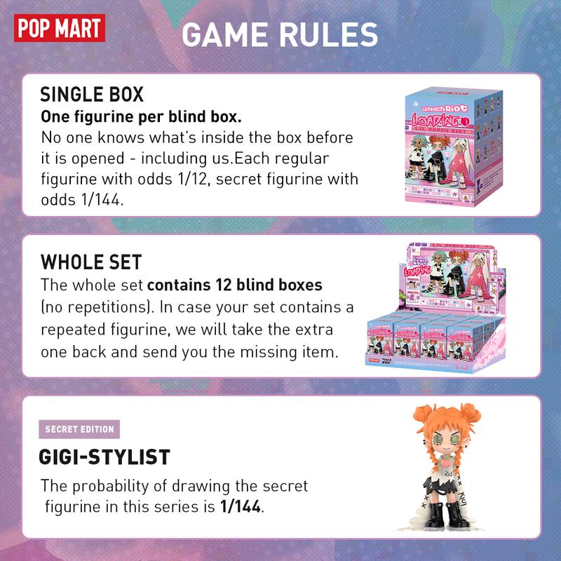 Lil Peach Riot：Loading! Series Figures, Blind Box, Mystery Box